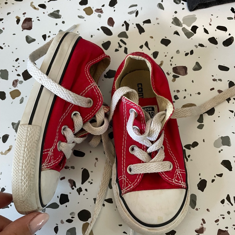 Converse Kids Classic Red Sneakers